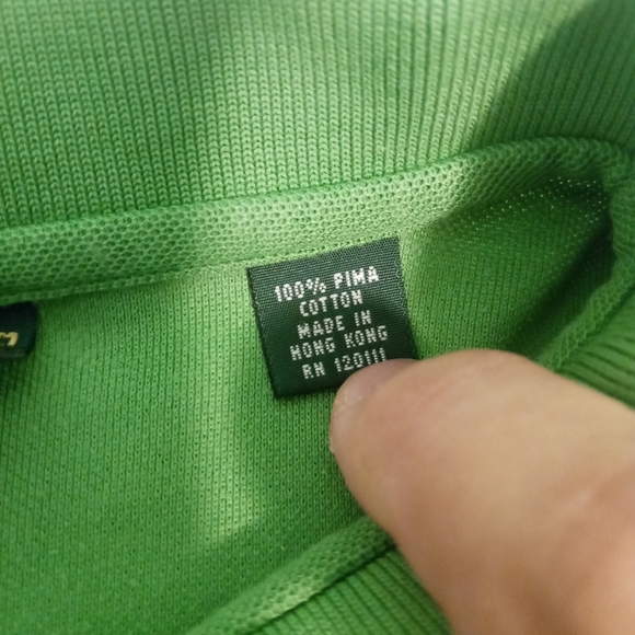 Masters Collection 60's 2-Ply Mercerized Cotton Golf Polo Shirt L - Picture 5 of 6